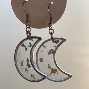 Moon Dangle Earrings